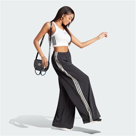 adidas originals contemporary wide leg pants|adidas wide leg pants.